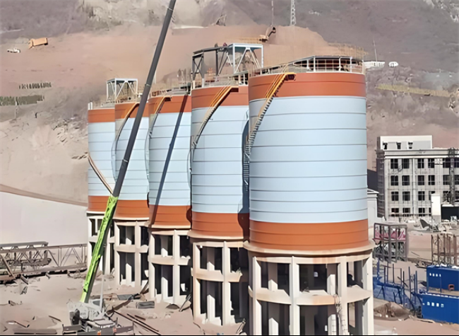 峪泉镇高架钢板仓